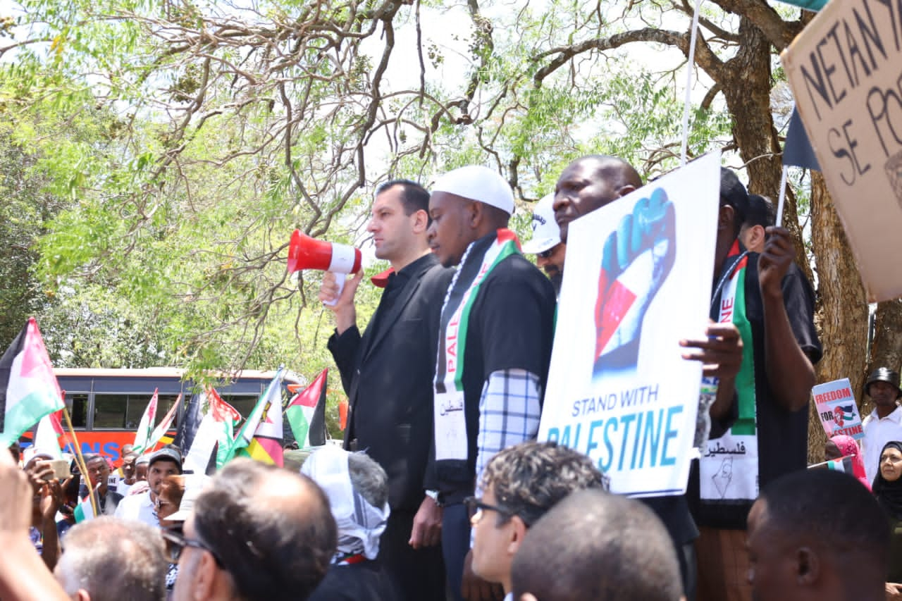 IRAN CULTURAL COUNSELLOR JOINS HUNDREDS OF MARCHERS CALLING FOR AN END TO ISRAELI BRUTALITY AGAINST PALESTINIANS